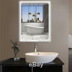 11 Design Large Frameless Wall Mount Bathroom Vanity Mirror Anti Fog Glass Panel