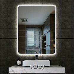 11 Design Large Frameless Wall Mount Bathroom Vanity Mirror Anti Fog Glass Panel
