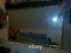 1976 Vintage Large Antique Wall Mirror