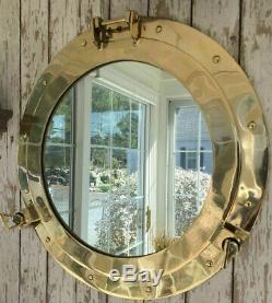 20 Brass Porthole Mirror Nautical Wall Decor Large Working Ship Cabin Window