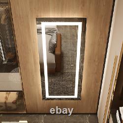 20x48 LED Full Length Mirror with Lights, Large Full Body Mirror, Wall Mounted