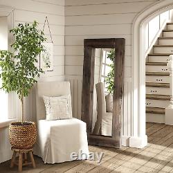 24X58 Leaner Floor Mirror Full Length, Large Rustic Wall Mirror Free Standing, L