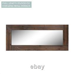 24X58 Leaner Floor Mirror Full Length, Large Rustic Wall Mirror Free Standing, L
