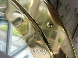 24 Porthole Mirror Shiny Brass Finish Large Nautical Cabin Wall Mirror Decor