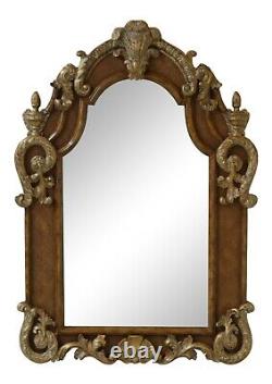 25762EC MAITLAND SMITH Large Decorative Mirror w. Rattan