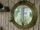 30 Porthole Mirror Antique Brass Finish Nautical Wall Decor Large Porthol