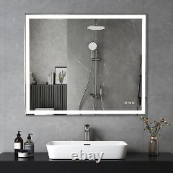 30x36in LED Bathroom Vanity Mirror Wall Mounted Smart Large Bathroom MirrorsNEW