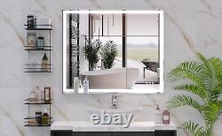 30x36in LED Bathroom Vanity Mirror Wall Mounted Smart Large Bathroom MirrorsNEW