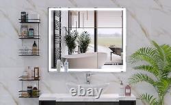 30x36in LED Bathroom Vanity Mirror Wall Mounted Smart Large Bathroom MirrorsNEW