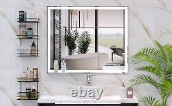 30x36in LED Bathroom Vanity Mirror Wall Mounted Smart Large Bathroom MirrorsNEW