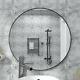 32 Wall Large Round Black Farmhouse Circular Mirror Bathroom Vanity Mirror USA
