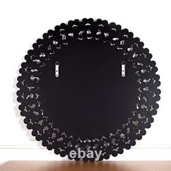 34 Inch Round Mirrors For Wall Decorluxury Jeweled Decorative Mirror Large Circl