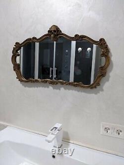 35 Large Wall Mirror, Skull mirror, Gothic mirror