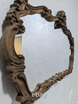 35 Large Wall Mirror, Skull mirror, Gothic mirror