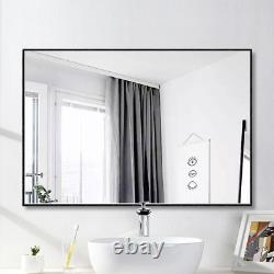36X24 Wall Mounted Mirror, Large Rectangular Hanging or Leaning against Wall M