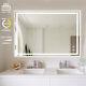 36x28 Anti-fog Bathroom Vanity Mirror LED Light Large Touch Makeup Lamp Wall