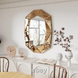 40'' Large Wall Art Mirror for Entryway Bathroom Beveled HD Glass Accent Mirror