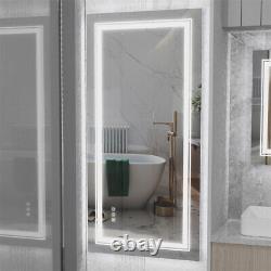 42 LED Vanity Mirror for Bathroom Large Dimmable Wall Mirrors Anti-Fog Backlit