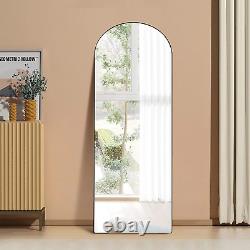63'' X 20'' Full Length Floor Mirror, Large Arched Mirror, Free Standing Mirror