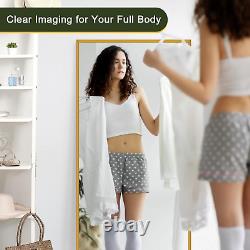 64 X 21 Inch Full Length Mirror, Aluminum Alloy Frame Large Wall Mirror, Vanity