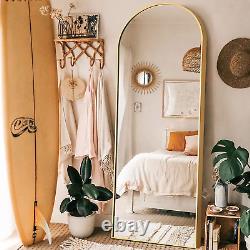 65X22 Arched Full Length Mirror Large Arched Mirror Floor Mirror with Stand La