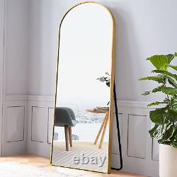 65X22 Arched Full Length Mirror Large Arched Mirror Floor Mirror with Stand La