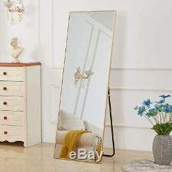 65x22 Full Length Mirror Bedroom Floor Standing Hanging Large Wall Mirror Gold