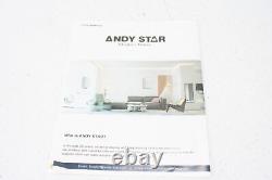 ANDY STAR T03-S10-C0036S 36 Inches Large Round Wall Mirror Silver Circle