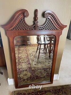 American Drew Independence Collection Large Cherry Beveled Wall Mirror