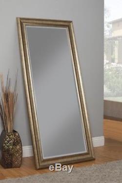Antique Gold Large Full Length Floor Mirror Leaning Wall Bedroom Living Dressing