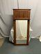 Antique Large Dark Oak Mission Arts and Crafts Wall Mirror