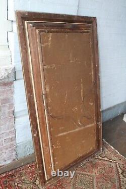 Antique Ornate Gold Beveled Mirror Large VGC