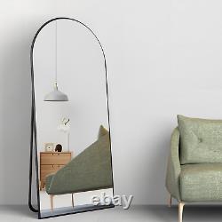 Arch Full Length Mirror Arched Floor Mirror 65X24 with Stand Large Wall Mirror