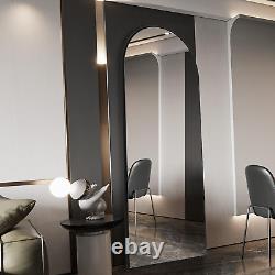 Arch Full Length Mirror Arched Floor Mirror 65X24 with Stand Large Wall Mirror