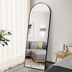 Arched Full Length Mirror Floor Mirror, 64X22 Arch Full Body Mirror Large Wall M