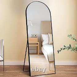Arched Full Length Mirror Floor Mirror, 64X22 Arch Full Body Mirror Large Wall M
