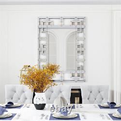 Art Decorative Wall Mirrors Large Grecian Venetian Sliver Mirror for Hotel Home