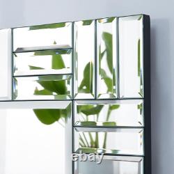 Autdot Rectangular Large Wall Mirror for Decor, 35''X28'' Modern Accent Mirror w