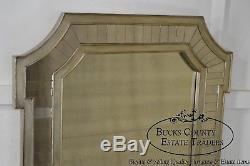 Baker Silver Gilt Hollywood Regency Style Large Wall Mirror