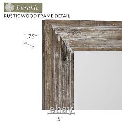 Barnyard Designs 24x36 Wood Farmhouse Wooden Large Rustic, Bedroom Mirrors