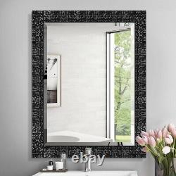 Bathroom Vanity Mirror Large Black Wall Hall Living Bed Room Mosaic Pattern 32