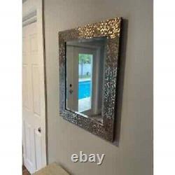 Bathroom Vanity Mirror Large Elegant Wall Hall Living Room Mosaic Pattern 32x24