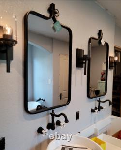 Bathroom Vanity Mirror Large Farm Old World Vintage Style Industrial Wall 20x35