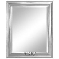 Bathroom Wall Mirror Decor Beveled Frame Decorative Glass Mount Vanity Large NEW