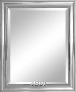 Bathroom Wall Mirror Glass Decor Beveled Frame Decorative Mount Vanity Large