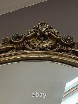 Beautiful Large Ornate Decorative Gilded Style? Wall Mirror 50 Tall x 66 Wide