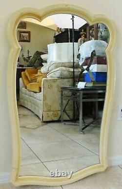 Beautiful Large Vintage 43 Broyhill French Provincial Hanging Wall Mirror