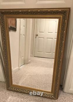 Brass Hanging Wall Mirror Large Home Decor