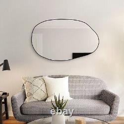 CISTEROMAN Irregular Wall Mirror, Asymmetrical Mirror Large Unique Vanity Body