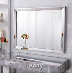 Chende Angled Wall Mirror for Bathroom Large Bathroom Mirror with Stainless S